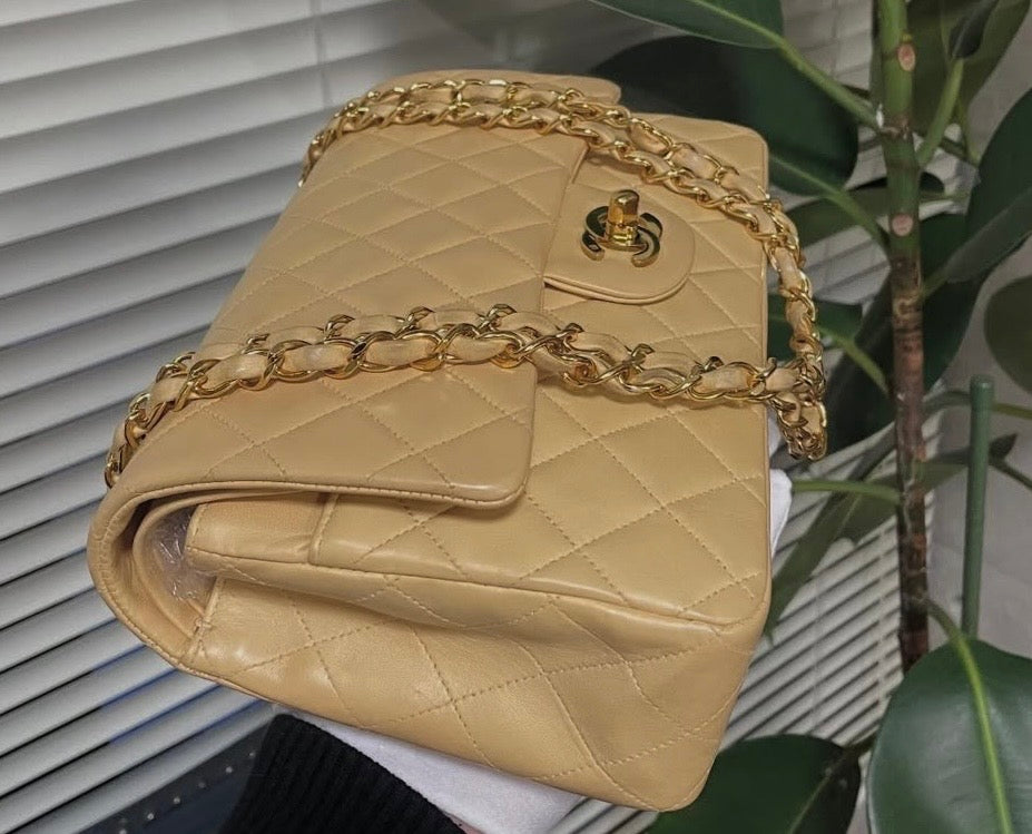Chanel Classic Double Flap Bag in Beige (2006-2008)